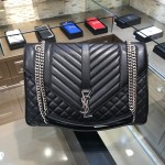입생로랑 YSL 미디움 모노그램 숄더백 440115