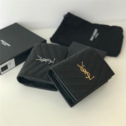 입생로랑 YSL 반지갑 은장/금장