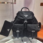 프라다 PRADA 벨라 삼각로고 나일론 백팩 1BZ811 