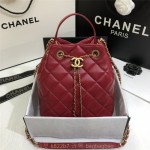 샤넬 CHANEL 드로스트링 핸드백 AS1900