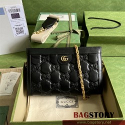 구찌 GUCCI GG 마틀라세 레더 스몰 핸드백 702200