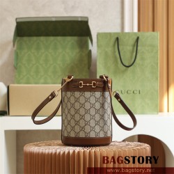 구찌 GUCCI  홀스빗 1955 스몰 버킷백  637115