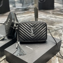 입생로랑 YSL 520534 마틀라세 레더 루 카메라백 