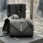 입생로랑 YSL 487206 24CM 마틀라세 엔벨로프 백 미듐 600185