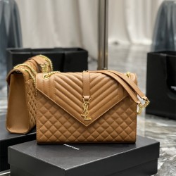 입생로랑 YSL 487198 31CM 마틀라세 클래식 라지 모노그램 사첼백 숄더백 크로스백 