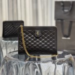 입생로랑 YSL 657361 23CM 여성 체인 숄더백 크로스백 
