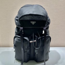 프라다 PRADA  리나일론 및 사피아노 가죽 백팩 2 2VZ019