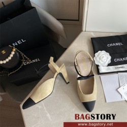 샤넬 CHANEL 힐 샌들 슬리퍼