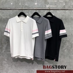 톰브라운 THOM BROWNE 니트 반팔티