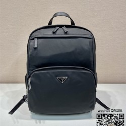 프라다 PRADA 리나일론 사피아노 레더 남성 백팩 2VZ104