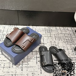 디올 샌들 슬리퍼